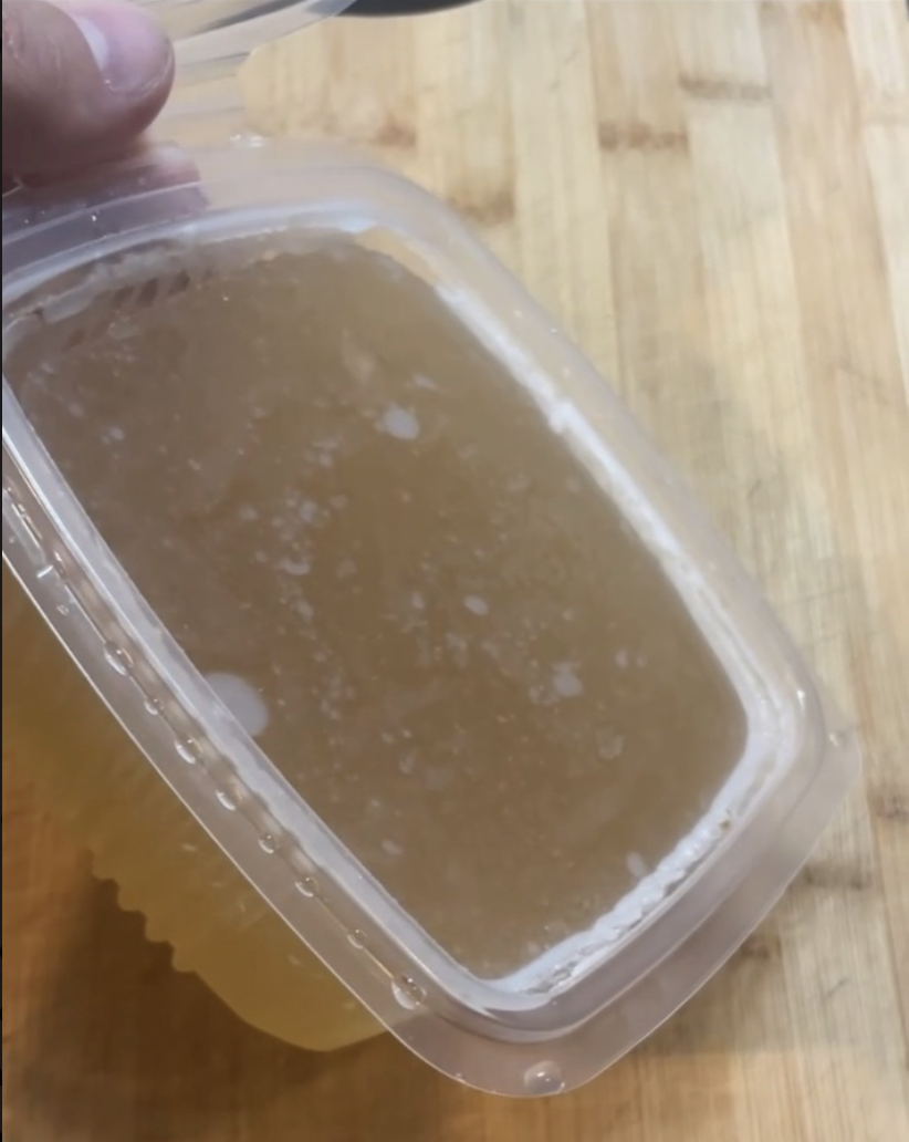 Rich gelatinous texture showing quality